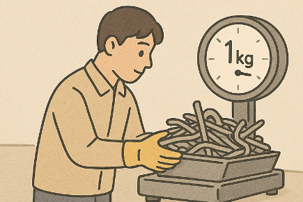 고철가격 1KG 판매 예시