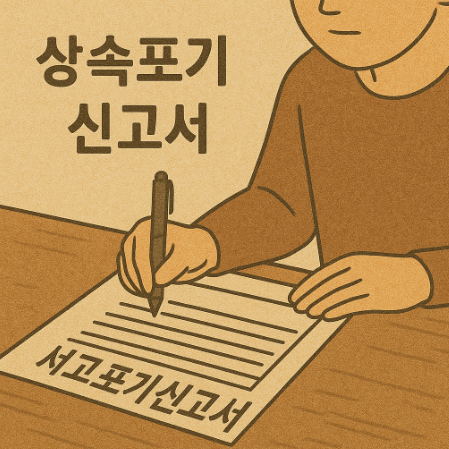 상속포기 신고서 양식 썸네일