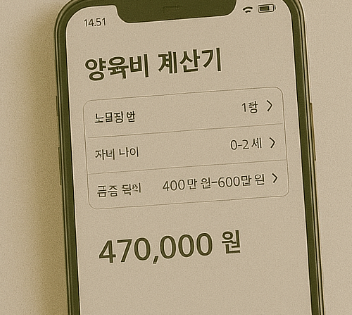 양육비 계산