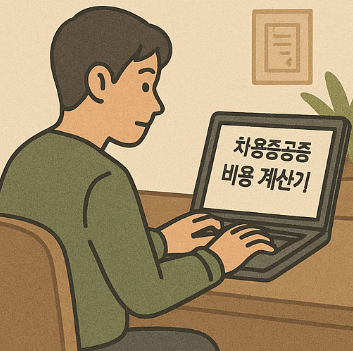 차용증공증 비용 계산 방법