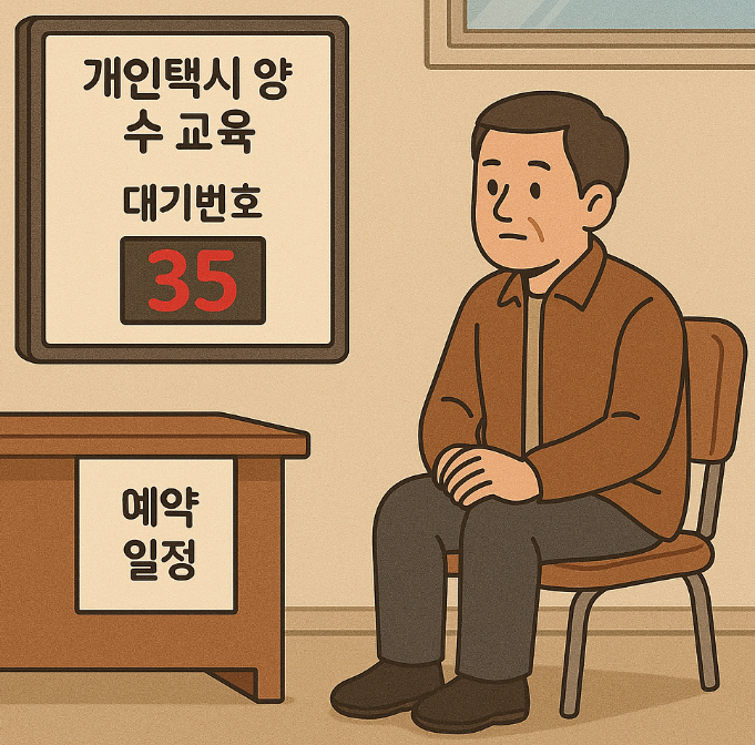 개인택시양수교육 대기 썸네일