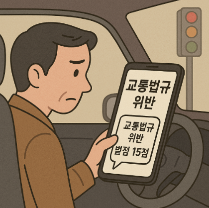 교통법규위반 문자 썸네일