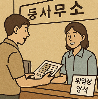 동사무소 인감증명서 위임장