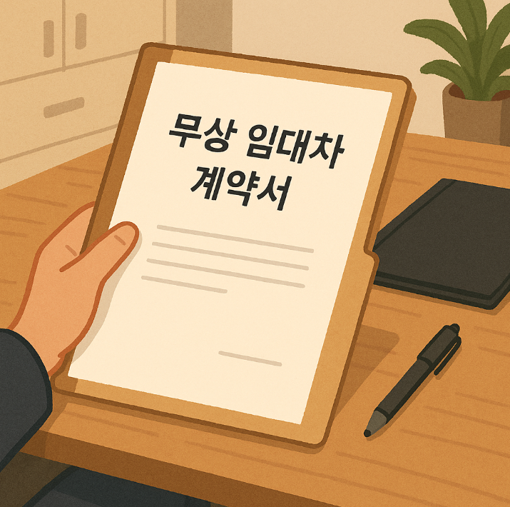 무상 임대차 계약서 썸네일