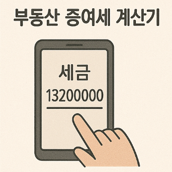 부동산 증여세 계산기