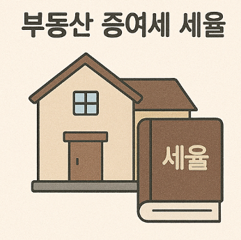 부동산 증여세 세율