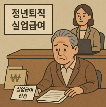 정년퇴직 실업급여 신청방법 썸네일