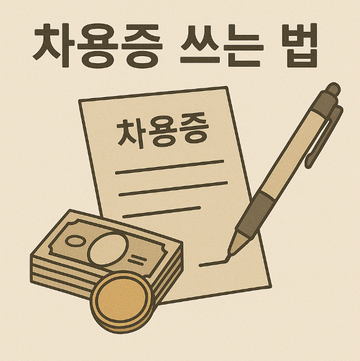 차용증 쓰는법 썸네일