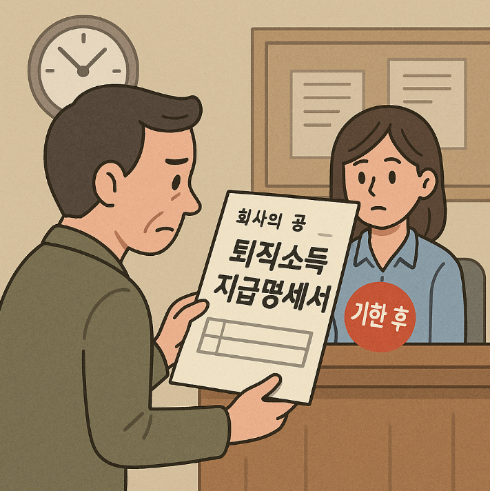 퇴직소득 지급명세서 썸네일