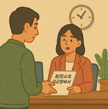 퇴직소득 지급명세서 제출 방법