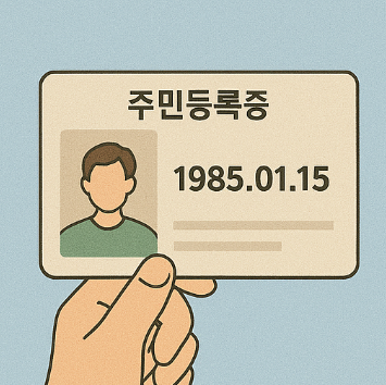 생년월일 변경