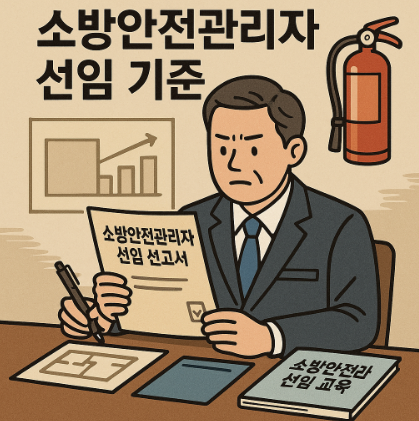 소방안전관리자 선임 기준 썸네일