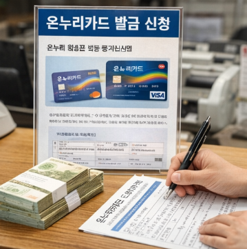 온누리 카드 신청
