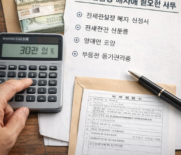전세권설정 해지 서류