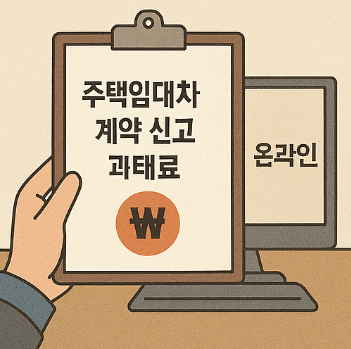 주택임대차 계약 신고 과태료