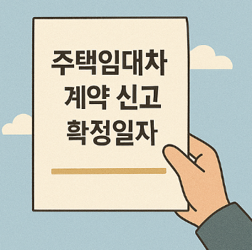 주택임대차 계약 신고 확정일자