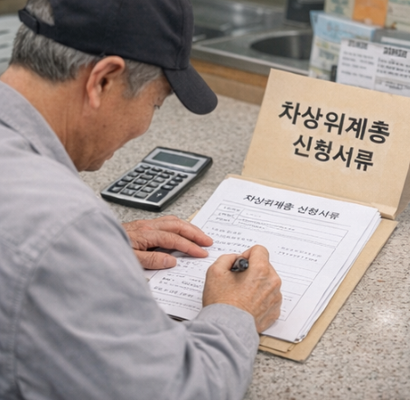 차상위계층 신청 서류