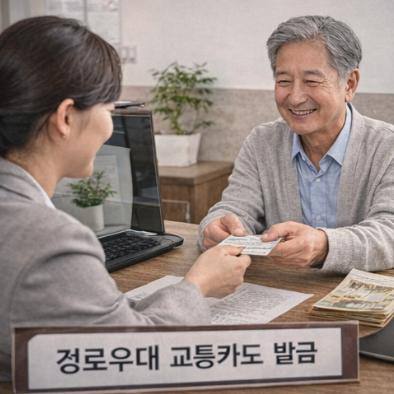 경로우대 교통카드 발급 대상