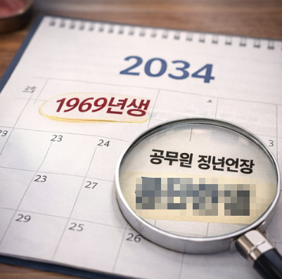 공무원 정년연장 69년생
