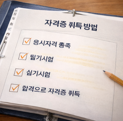 기계설비유지관리자 자격증 취득 방법