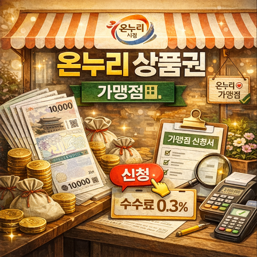온누리 상품권 가맹점 신청 썸네일