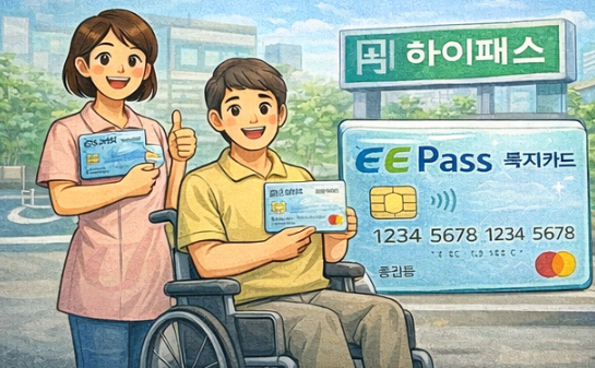 장애인 통합 복지카드 하이패스