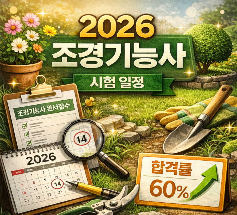 조경기능사 시험 일정 2026 썸네일