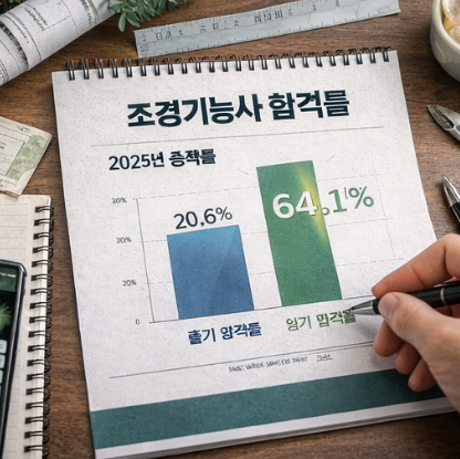 조경기능사 합격률