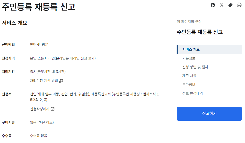 주민등록말소 해지