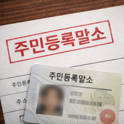 주민등록말소