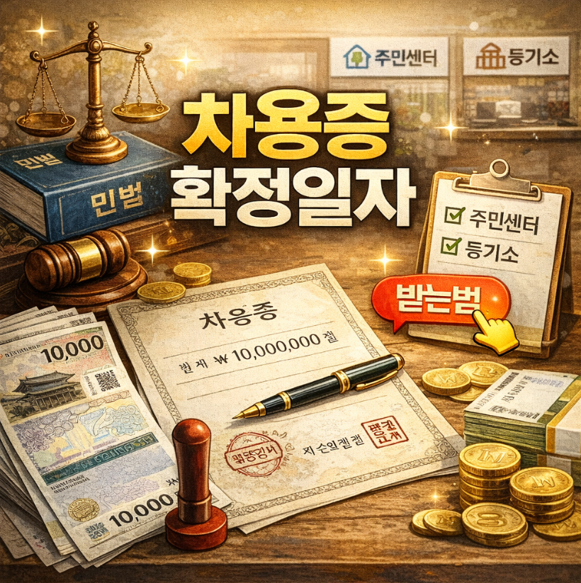 차용증 확정일자 썸네일
