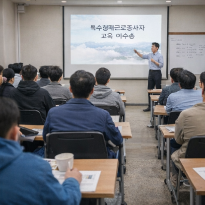 특수형태근로종사자 교육 이수증