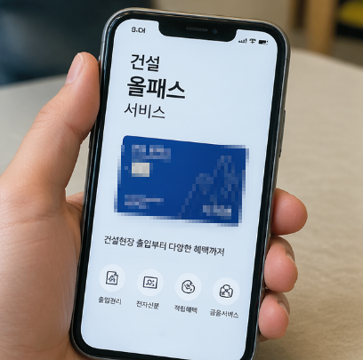 건설 올패스 카드 발급