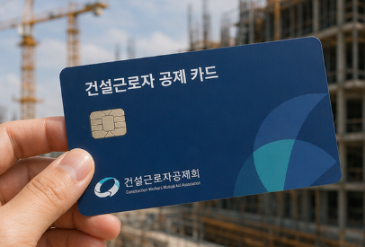 건설 퇴직 공제 카드