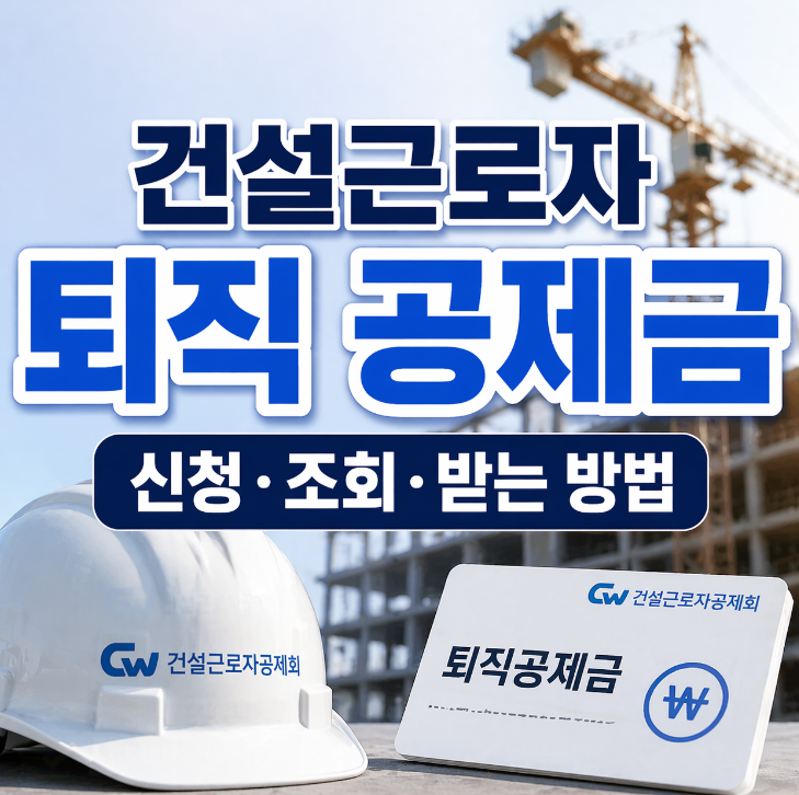 건설근로자 퇴직 공제금 신청 썸네일