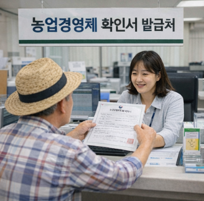 농업경영체 확인서 발급처