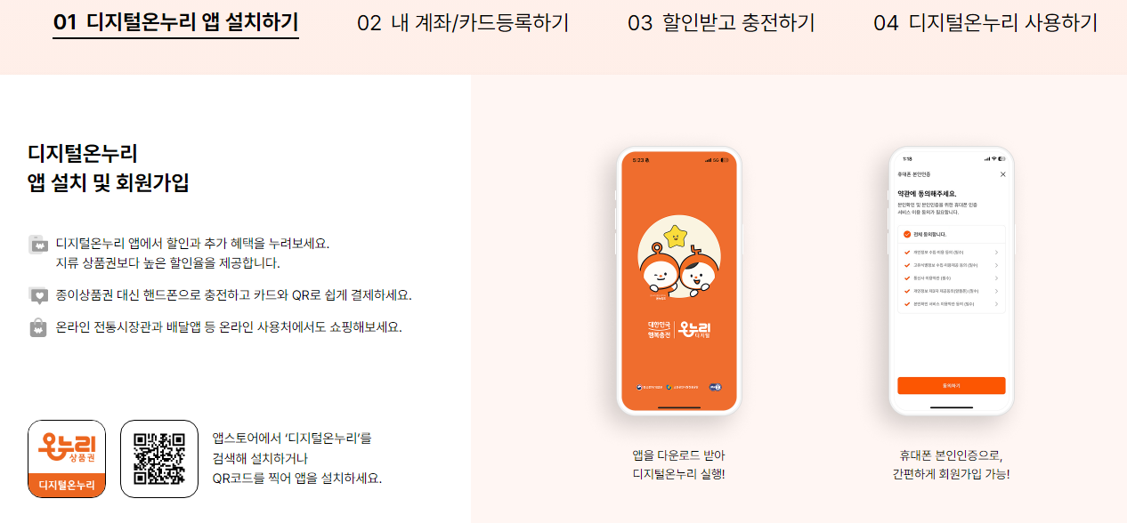 디지털 온누리상품권 사용법