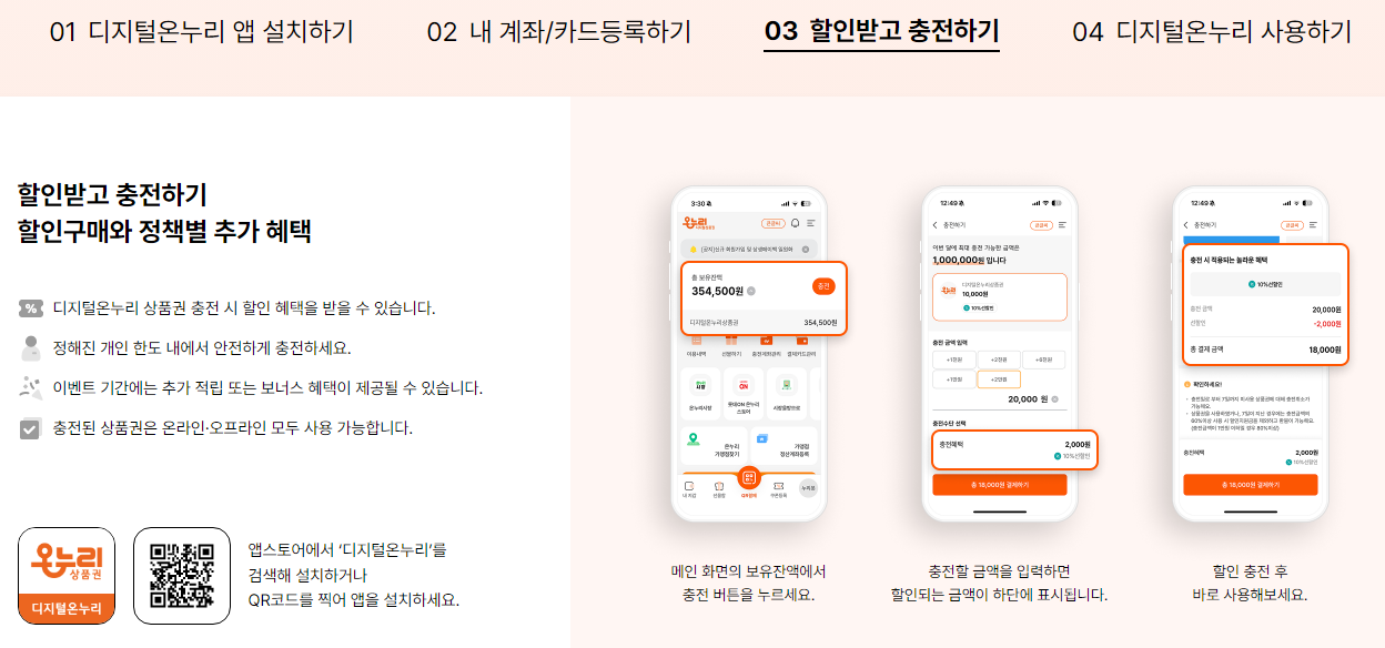 디지털 온누리상품권 카드 결제