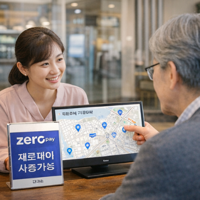 제로페이 가맹점 확인