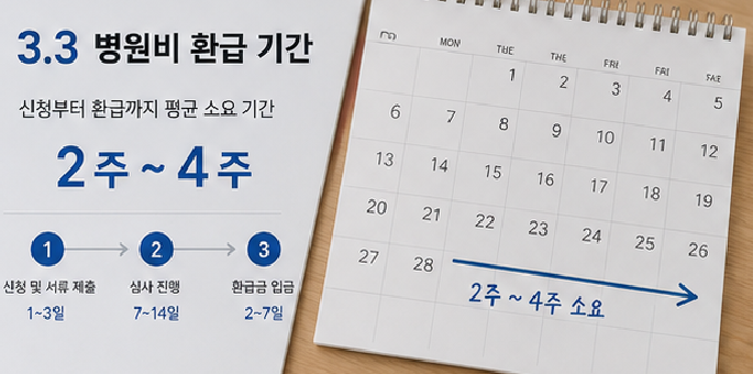 3.3 병원비 환급 기간