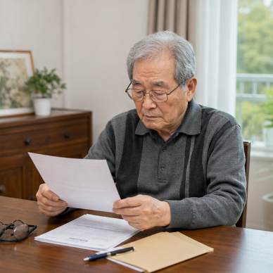 기초연금 수급자 증명서