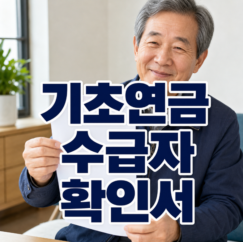 기초연금 수급자 확인서 썸네일
