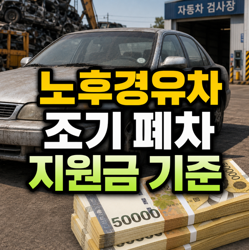 노후경유차 조기 폐차 지원금 기준 썸네일