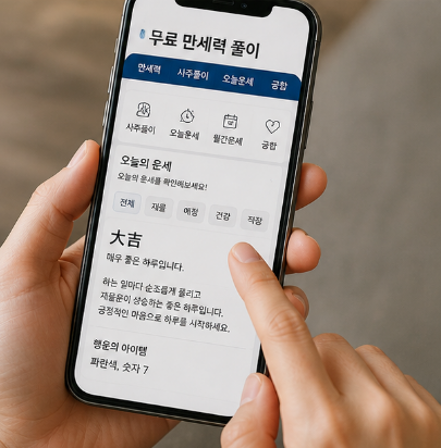 무료 만세력 풀이 사이트
