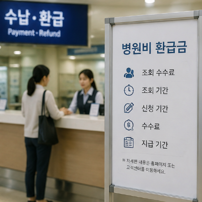 병원비 환급금 조회 기간