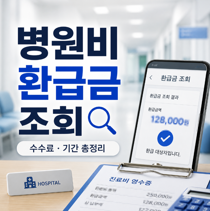 병원비 환급금 조회 수수료 썸네일
