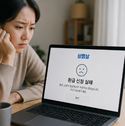 삼쩜삼 병원비 환급 실패
