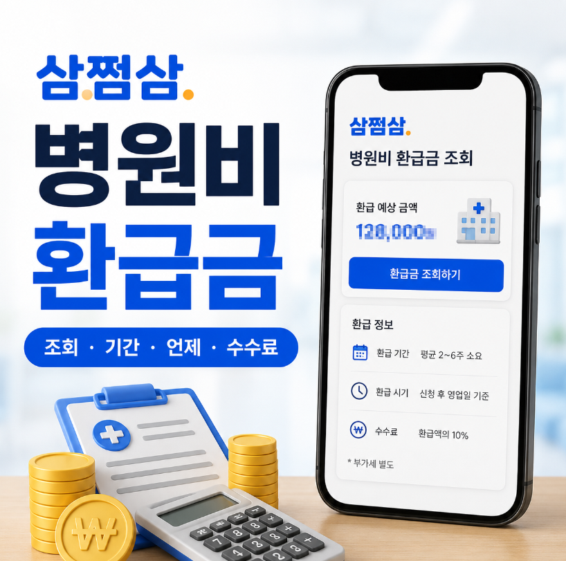 삼쩜삼 병원비 환급금 썸네일