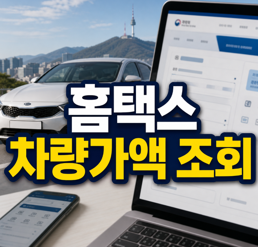 홈택스 차량가액 조회 썸네일