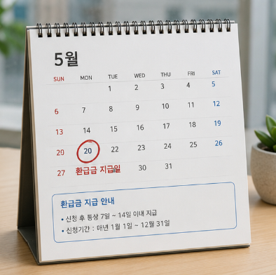 의료보험 환급 시기